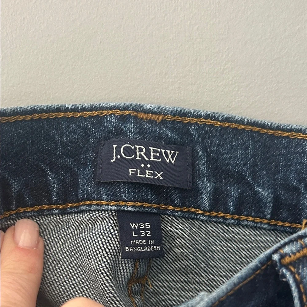 J. Crew Men's Straight NWT Jeans in Dark Blue Wash